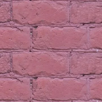 Seamless pattern with pink old bricks Stock Photos
