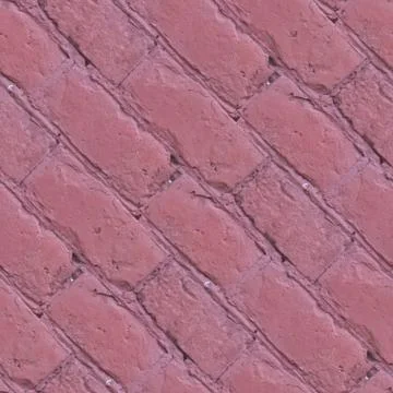 Seamless pattern with pink old bricks Stock Photos