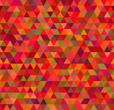 Seamless pattern of pink triangles and other color Stock Illustration