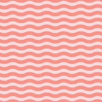 Seamless pattern with pink waves Stock Illustration