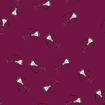 Seamless pattern pipe hookah shisha cartoon vector sign color Stock Illustration