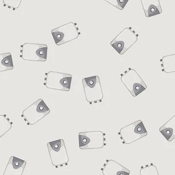 Seamless pattern pipe water boiler cartoon vector Stock Illustration