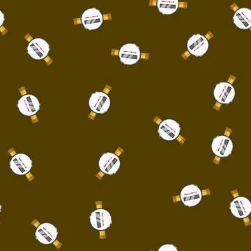 Seamless pattern pipeline water gas meter cartoon vector Illustrazione stock