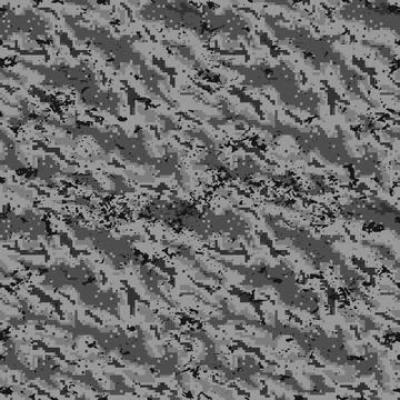 Seamless pattern pixel dark camouflage grunge Stock Illustration