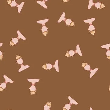 Seamless pattern pixie hairstyles for men cartoon vector Stock Illustration