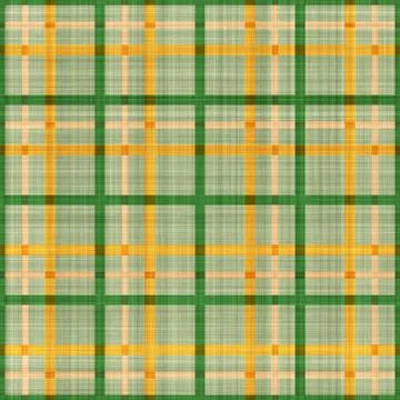Seamless  pattern   of plaid fabric Stock Illustration