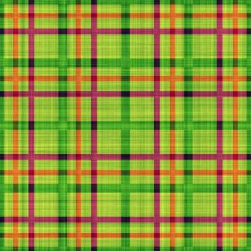 Seamless  pattern   of plaid fabric Stock Illustration