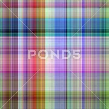 Seamless pattern of plaid fabric Stock Illustration