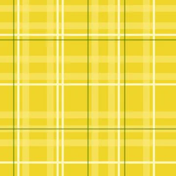 Seamless pattern with plaid tartan lumberjack ornament. Warm yellow orange beige Stock Illustration