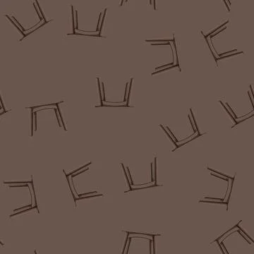 Seamless pattern plank wood table cartoon vector Ilustración de archivo