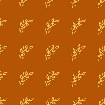 Seamless pattern with plant. Stock Illustration