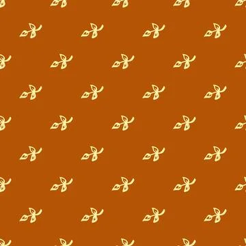 Seamless pattern with plant. Pattern for design paper, textile. Stock Illustration