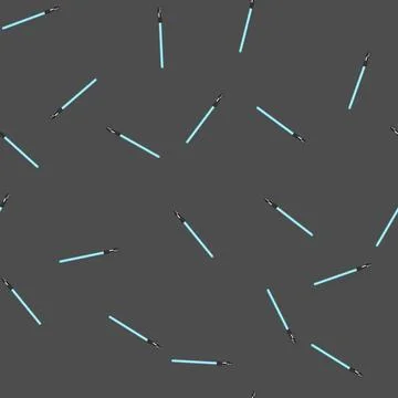 Seamless pattern plasma light saber cartoon vector 스톡 일러스트