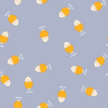 Seamless pattern plastic beer cup cartoon vector Stock Illustration