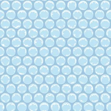 Seamless pattern with plastic bubbles, packaging bubble wrap. 스톡 일러스트