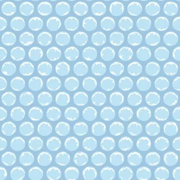 Seamless pattern with plastic bubbles, packaging bubble wrap. Stock Illustration