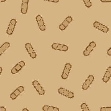 Seamless pattern plastic multi section meal tray cartoon vector 库存插图
