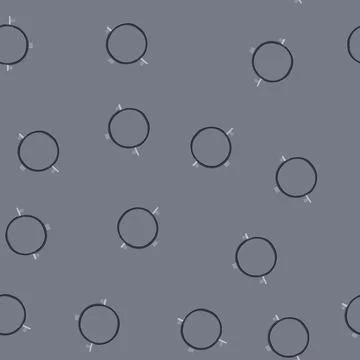 Seamless pattern plastic pipe clamp cartoon vector Stock Illustration