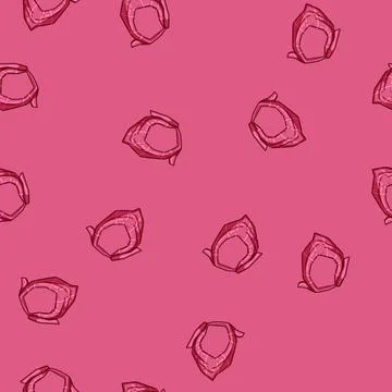Seamless pattern plastic woman scarf cartoon vector 库存插图