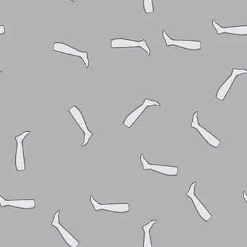 Seamless pattern players socks soccer cartoon vector Illustrazione stock