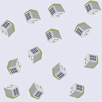 Seamless pattern plug travel adapter cartoon vector Stock Illustration