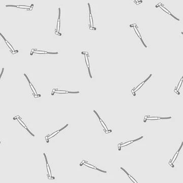 Seamless pattern plumbing bidet sprayer cartoon vector Stock Illustration