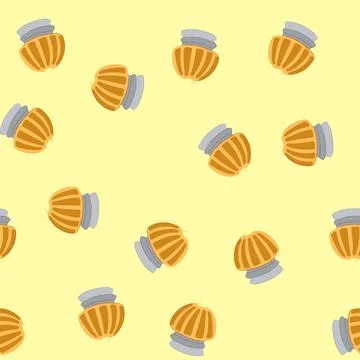 Seamless pattern plumbing drainage grate cartoon vector 스톡 일러스트