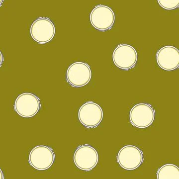 Seamless pattern pocket compact mirror cartoon vector イラスト素材
