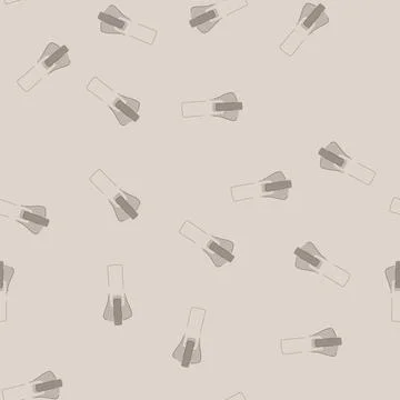 Seamless pattern pocket zipper puller cartoon vector イラスト素材