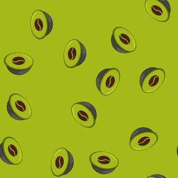 Seamless pattern pod capsule coffee cartoon vector Stock Illustration