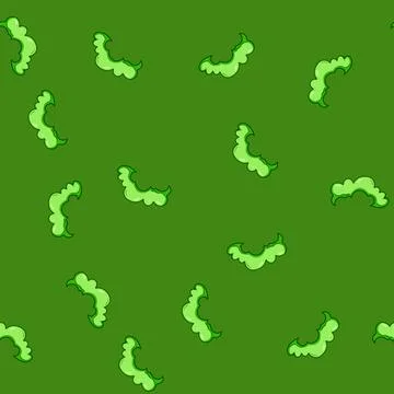 Seamless pattern Poisonous green cloud representing toxic gas emission Stockillustratie