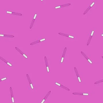 Seamless pattern polish nail file cartoon vector Stock Illustration