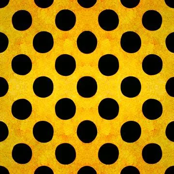 Seamless pattern of polka dot circles for background Stock Illustration