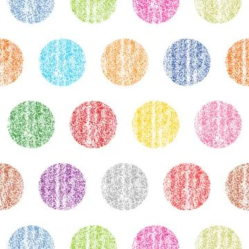 Seamless Pattern Polka Dot Illustrazione stock