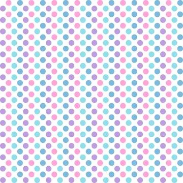 Seamless pattern polka dot pastel color vector abstract background vector ill Stockillustratie