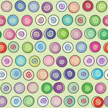 Seamless pattern polka dot. Vector background. Vintage wallpaper. 스톡 일러스트