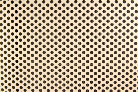 Seamless pattern of polka dot on the white background Stock Photos