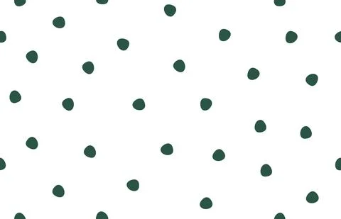 Seamless pattern polka dots doodle circles vector Illustrazione stock