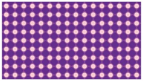 Seamless pattern with polka dots on a purple background. Stock Illustration