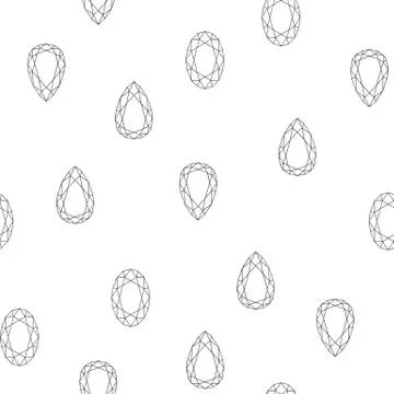 Seamless pattern with polygonal diamond shapes . Vector background Stock Illustration
