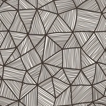 Seamless pattern of polygonal lines in a network Stock Illustration
