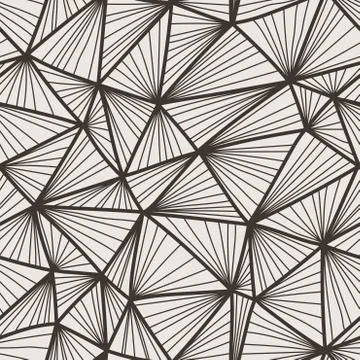 Seamless pattern of polygonal lines in a network 스톡 일러스트