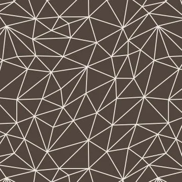 Seamless pattern of polygonal lines in a network イラスト素材