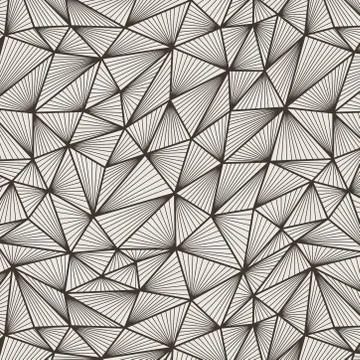 Seamless pattern of polygonal lines in a network Stockillustratie
