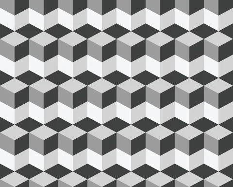 Seamless pattern, polygonal mosaic Stock Illustration