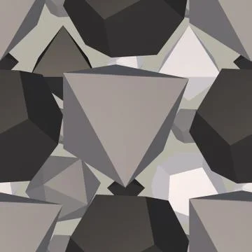 Seamless pattern with polygons. Stock Illustration