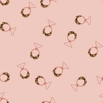 Seamless pattern pompadour hairstyles for kid boy cartoon vector Stock Illustration