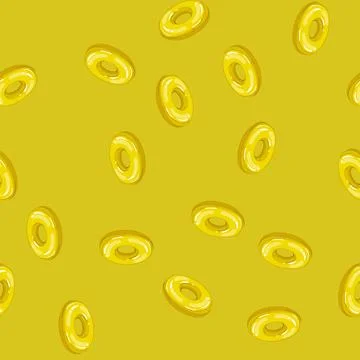 Seamless pattern pool inflatable ring cartoon vector イラスト素材