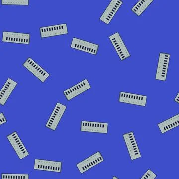 Seamless pattern port usb hub cartoon vector Stock Illustration