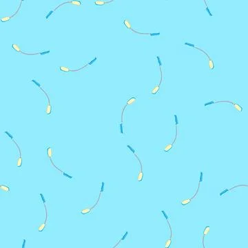 Seamless pattern portable book light cartoon vector 스톡 일러스트